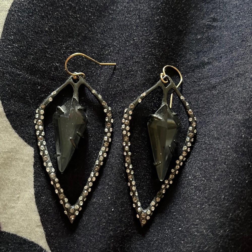 Alexis Bittar crystal drop earrings